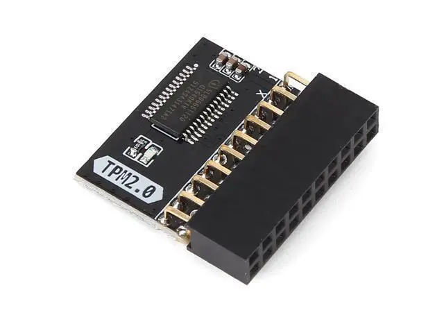 Alt view image 5 of 5 - TPM 2.0 Security Module, LPC 14/20Pin SPI 12Pin TPM2.0 Encrypted Board for ASUS GIGABYTE MSI ASRock Motherboard Windows 11 BitLocker