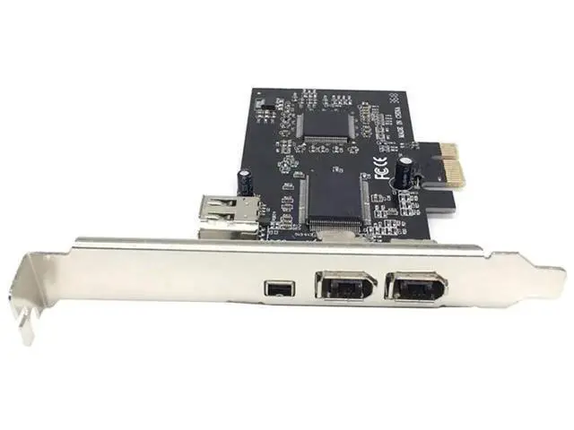 Alt view image 3 of 5 - PCIe IEEE 1394a Firewire Expansion Card, 4 Ports Combo (1×4Pin + 3×6Pin) PCI Express Controller Adapter for Desktop PC