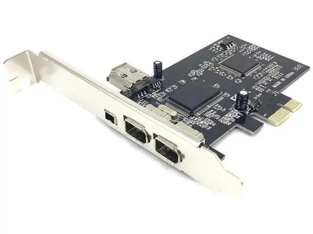 Alt view image 5 of 5 - PCIe IEEE 1394a Firewire Expansion Card, 4 Ports Combo (1×4Pin + 3×6Pin) PCI Express Controller Adapter for Desktop PC