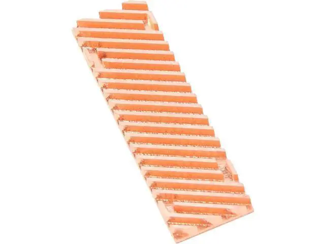 Alt view image 5 of 6 - Ultra Thin Pure Copper Heatsink with Thermal Pad for M.2 2280 PCIe NVMe SSD, 70×20×1.5mm