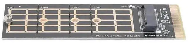 Main image of PCIe 3.0 X4 to NVMe M.2 Adapter Card, PCI-E to M.2 NVMe SSD Converter Supporting 2230/2242/2260/2280 Size SSDs