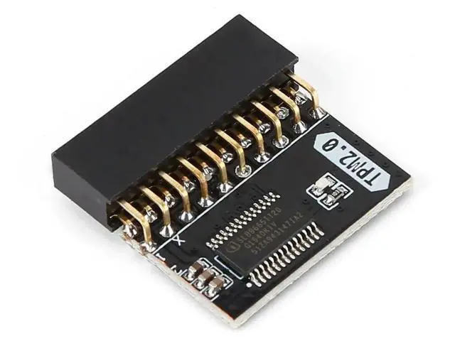 Alt view image 2 of 3 - 20 Pin TPM 2.0 Encryption Security Module, Trusted Platform Module Card Replacement for ASUS GIGABYTE MSI ASRock Motherboard