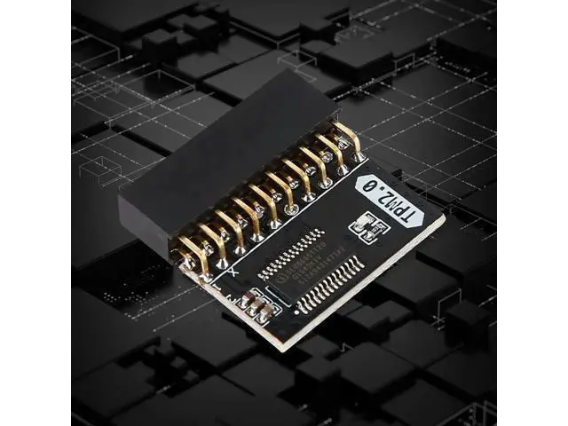 Alt view image 3 of 3 - 20 Pin TPM 2.0 Encryption Security Module, Trusted Platform Module Card Replacement for ASUS GIGABYTE MSI ASRock Motherboard