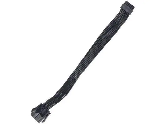 Alt view image 4 of 6 - Dual PCIe 6/8 Pin Female to Mini 12 Pin Male GPU Power Cable, Double CPU Connector Adapter Cord Compatible with NVIDIA RTX 3080 RTX 3090 RTX 30 Series Graphics Card