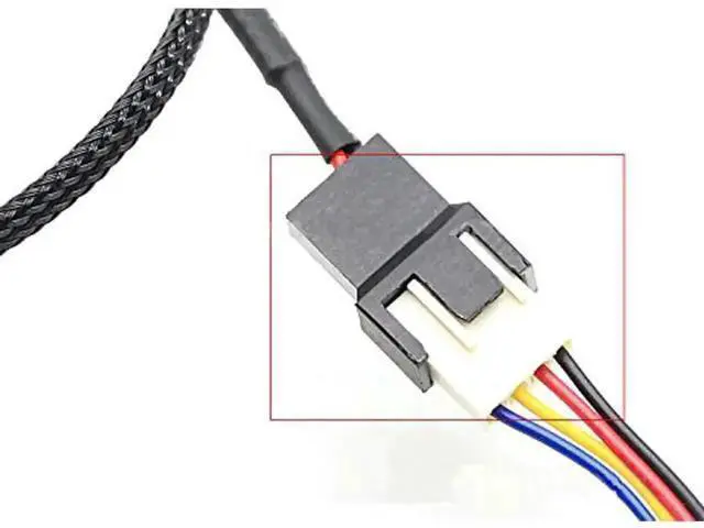 Alt view image 3 of 4 - 2 Pack Sleeved USB to 3-Pin / 4-Pin PWM 5V Fan Power Adapter Cable, USB to Case Fan Connector Cord