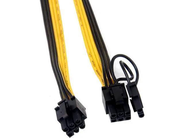 Alt view image 6 of 6 - PCIe 6Pin to 6+2 Pin Power Cable, 8Pin to 6Pin Male to Male Adapter Cord for Graphics Card