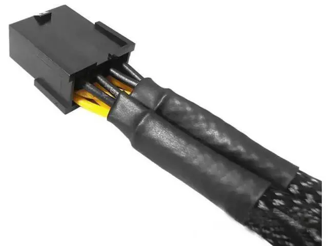 Alt view image 2 of 6 - Pure Copper 8-Pin to Dual 8-Pin GPU Power Splitter Cable, Female to Male Graphics Card Power Extension Adapter Cord