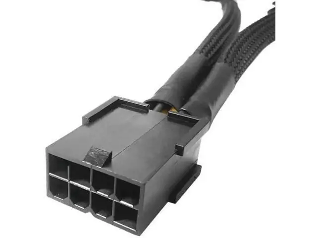 Alt view image 3 of 6 - Pure Copper 8-Pin to Dual 8-Pin GPU Power Splitter Cable, Female to Male Graphics Card Power Extension Adapter Cord