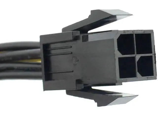 Alt view image 5 of 6 - 2 Pack 8 Inch 4Pin to 8Pin CPU Power Conversion Cable, 20cm P4 to P8 Extension Cord