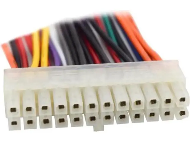 Alt view image 4 of 5 - 8 Inches ATX 24Pin Male to Female Motherboard Power Extension Cable, Internal PSU EPS 24Pin PC Mainboard Power Extender Cord