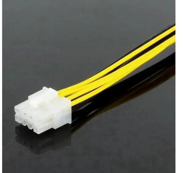 Alt view image 3 of 6 - ATX 4 Pin Female to 8 Pin Male EPS Power Adapter Cable, Motherboard CPU Power Extension Cord