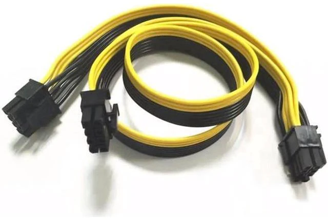 Main image of 30 Inch PCIe 8Pin Male to Dual PCIe 8Pin (6+2 Detachable) GPU Power Splitter Cable