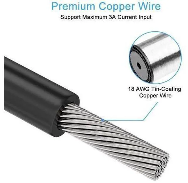 Alt view image 7 of 7 - 2 Pack 12 Inch 8 Pin PCIe Power Extension Cable, PCI Express GPU Power Cord