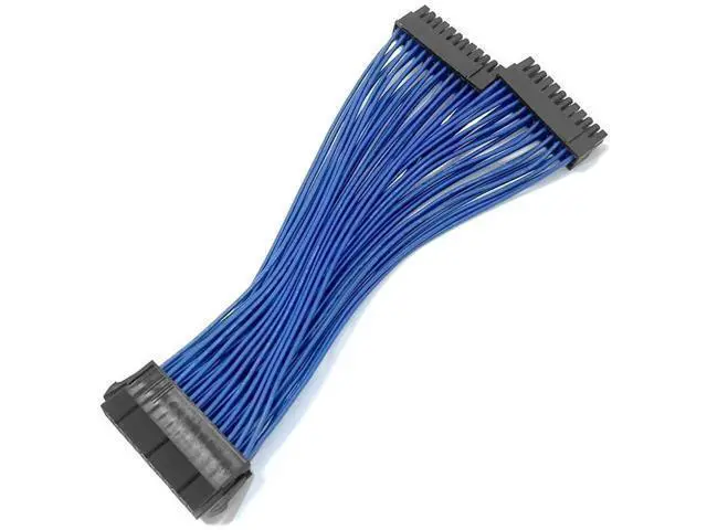 Alt view image 4 of 7 - ATX 24Pin 1-to-2 Y-Splitter PSU Extension Cable, Male to Female Power Splitter Cord, 23.5cm Length Replacement Wire