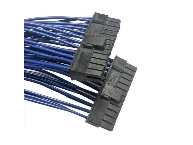 Alt view image 5 of 7 - ATX 24Pin 1-to-2 Y-Splitter PSU Extension Cable, Male to Female Power Splitter Cord, 23.5cm Length Replacement Wire