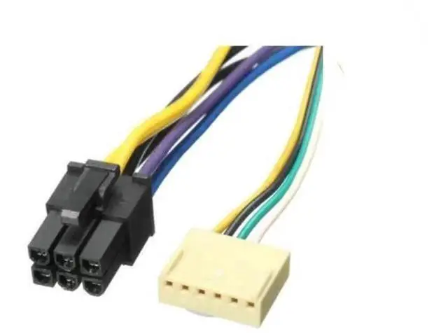 Alt view image 3 of 5 - 33cm (13") 24Pin to 6Pin ATX Power Adapter Cable for HP Z220 Z230 SFF/MT/TWR, ProDesk 600 G1, EliteDesk 800 G1