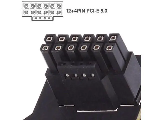 Alt view image 5 of 7 - ATX 3.0 PCIe 5.0 12VHPWR 16Pin Modular Power Adapter, 90-Degree Downward Angled Connector for RTX 3080 / 3090Ti Graphics Cards & Modular PSUs
