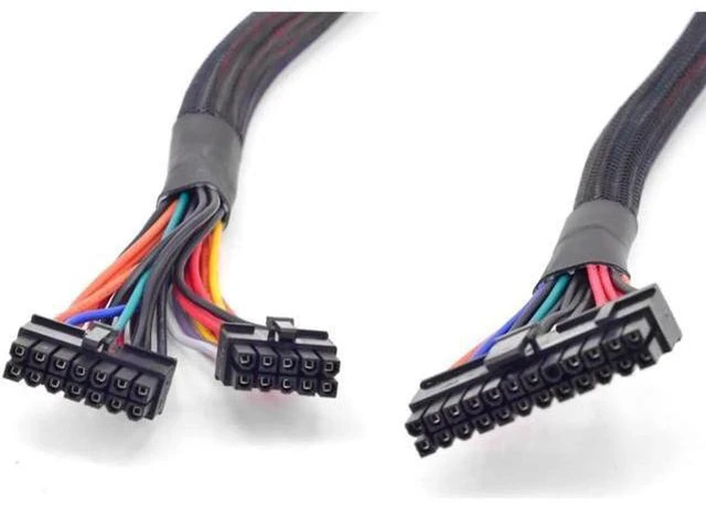 Alt view image 3 of 4 - 25 Inch 18AWG 24Pin (20+4) ATX to 14Pin+10Pin Modular PSU Main Power Cable, Compatible with Corsair HXi Series Power Supplies