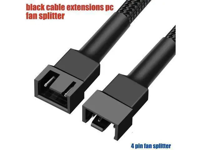 Alt view image 7 of 7 - 27cm (10.6 Inch) 4-Pin PWM Fan Extension Cables for PC Cooling Fans, Pack of 10