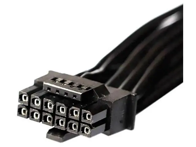 Alt view image 3 of 7 - ATX3.0 PCIe5.0 12VHPWR 16Pin Modular Cable to Dual 8Pin PCIe Power Cord, Compatible with RTX 3080 3090 Ti GPU
