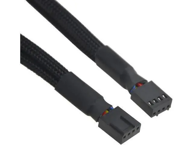 Alt view image 2 of 7 - 5 Pack 4 Pin Y-Splitter Cable, 1 to 3 PWM Fan Adapter for PC Case Cooling