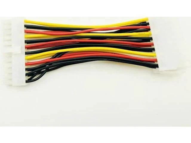 Alt view image 2 of 6 - 5PCS 14cm 20Pin to 24Pin Motherboard Power Adapter Cable, 20P to 24P Mainboard Power Convert Cord for PC