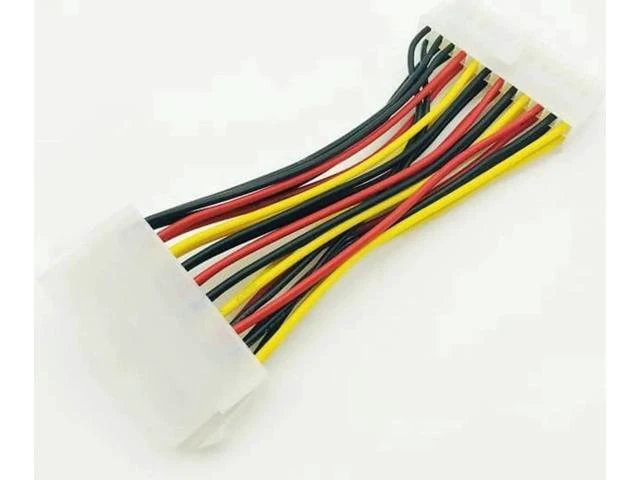 Alt view image 4 of 6 - 5PCS 14cm 20Pin to 24Pin Motherboard Power Adapter Cable, 20P to 24P Mainboard Power Convert Cord for PC