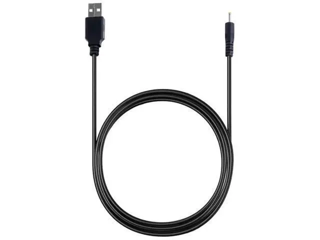 Alt view image 4 of 5 - 1.2m Black USB Male to DC 2.5×0.7mm Barrel Jack Power Supply Cable