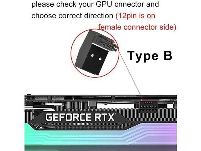 Alt view image 6 of 6 - Type B 90° Right Angle 12VHPWR Adapter, PCIe 5.0 16Pin GPU Power Connector, 600W, Compatible with RTX 3090Ti 4070Ti 4080 4090