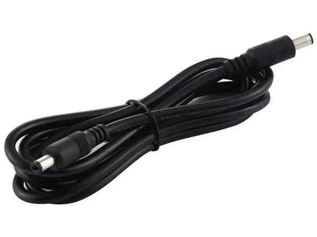 Alt view image 3 of 6 - 1m Black 8A 5.5x2.1mm Male to Male DC Power Extension Cable, High Current DC Plug Adapter Cord