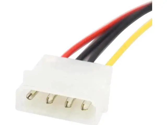 Alt view image 2 of 4 - 14 Inch Molex 4-Pin IDE Power Extension Cable, PSU Internal 12V/5V HDD DVD CD-RW Power Extender Cord