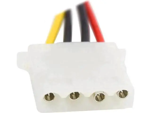 Alt view image 3 of 4 - 14 Inch Molex 4-Pin IDE Power Extension Cable, PSU Internal 12V/5V HDD DVD CD-RW Power Extender Cord