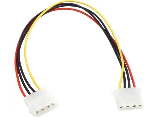 Alt view image 4 of 4 - 14 Inch Molex 4-Pin IDE Power Extension Cable, PSU Internal 12V/5V HDD DVD CD-RW Power Extender Cord