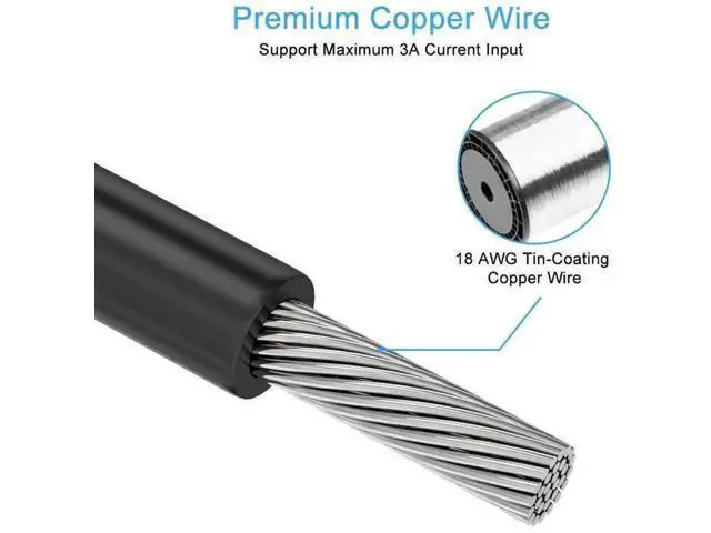Alt view image 7 of 7 - 2 Pack 10 Inch Black 15 Pin SATA Power Extension Cable, SATA Male to Female Power Cord