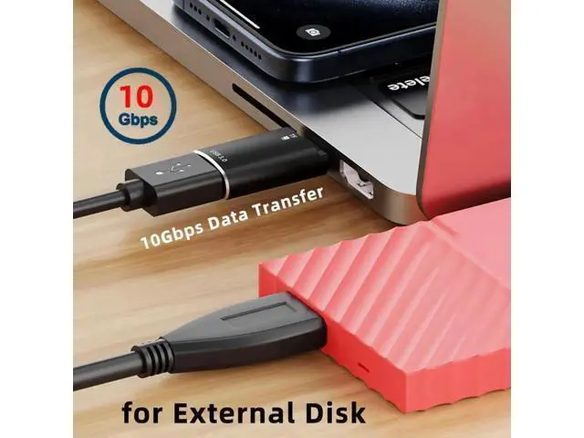 Alt view image 4 of 7 - 2-in-1 USB-C OTG Adapter, Type-C to USB-A Female + Micro SD TF Card Reader Combo