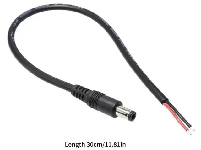 Alt view image 3 of 3 - 6.3x3.0mm DC Jack to 2 Pin Power Cable, DIY Charging Extension Cord for Laptop & Computer