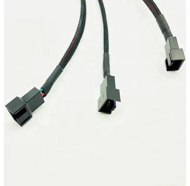 Alt view image 5 of 6 - 5 Pack 1 to 3 4Pin PWM Fan Splitter Cable, 4P Female to 3/4 Pin Adapter for PC CPU Mining Cooling Fans
