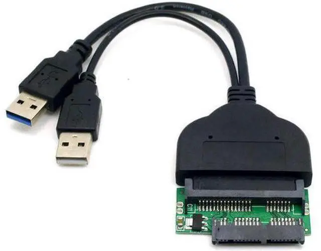 Main image of 1 Set USB 3.0 to 22Pin SATA & Micro SATA Adapter Cable for 1.8" / 2.5" HDD with Extra USB Power Cord