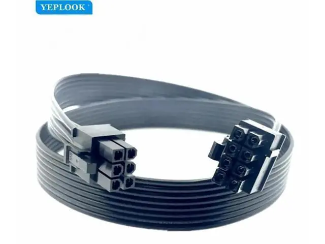Alt view image 3 of 6 - 6Pin to PCIe 8Pin GPU Modular Power Cable Compatible with Cooler Master Silent Pro Series PSU