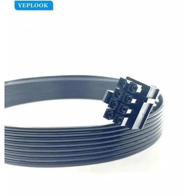 Alt view image 2 of 6 - 60cm 18AWG PCIe 6Pin to 8Pin(6+2) GPU Modular Power Cable, Compatible with Cooler Master V850 V1000 V1200 & Silent Pro Gold 1200W PSU
