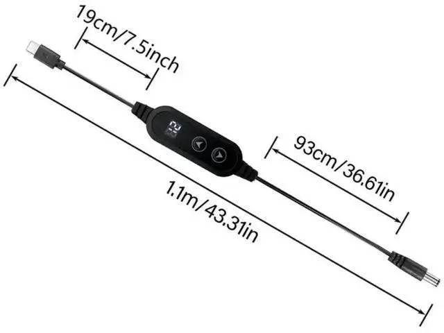 Alt view image 3 of 3 - 100W USB-C to Universal Laptop DC Jack Charging Cable with 28 Interchangeable Connectors, Type-C Laptop Power Adapter Cord
