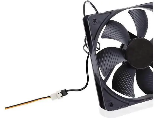 Alt view image 3 of 7 - 4-Pin Molex Pass-Through to 5×3-Pin Fan Splitter Cable, Adjustable 12V/7V/5V Output for PC Case & CPU Cooling Fans