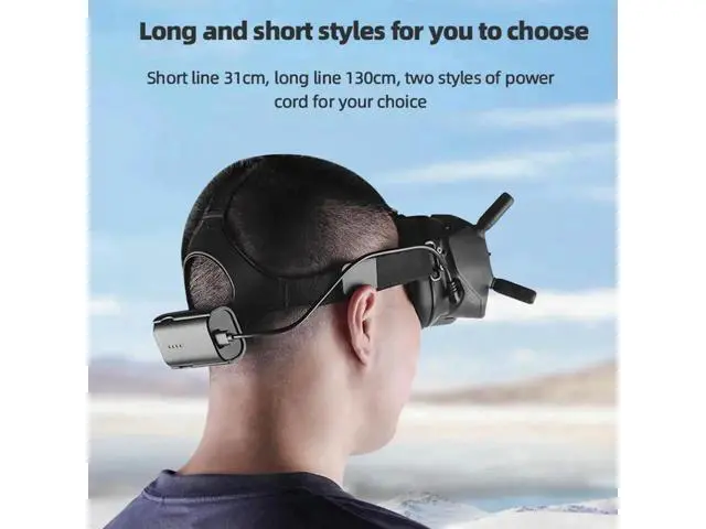 Alt view image 4 of 4 - USB Type-C to DC Power Cable for DJI FPV Goggles V2 Charging & Power Supply Cord