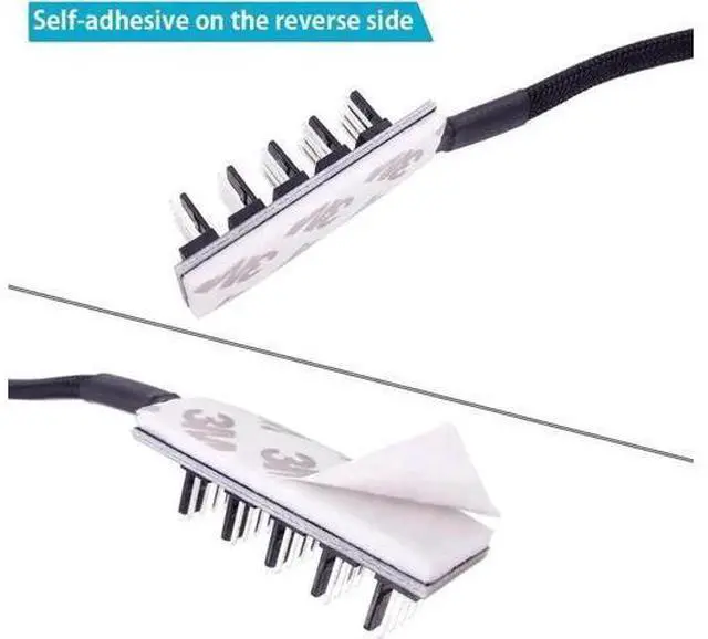 Alt view image 7 of 7 - 1-to-5 4-Pin PWM Fan Splitter Cable, Motherboard Fan Header Extension Cord Compatible with 3Pin & 4Pin ATX PC Chassis Cooling Fans