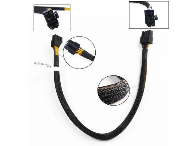 Alt view image 5 of 7 - 35CM Dell R730 8Pin to 8Pin GPU Power Cable, Compatible with Nvidia K80 M40 M60 P40 P100 Accelerator Cards