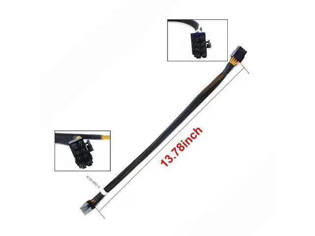 Alt view image 6 of 7 - 35CM Dell R730 8Pin to 8Pin GPU Power Cable, Compatible with Nvidia K80 M40 M60 P40 P100 Accelerator Cards
