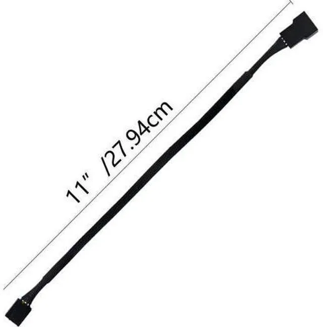 Main image of 10 PCS 10 Inch 4 Pin PWM Fan Extension Cable for PC ATX Case