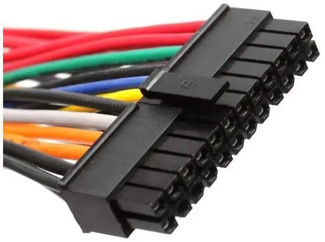 Alt view image 3 of 5 - 10cm (3.94 Inch) ATX Standard 24Pin Female to Mini 24Pin Male Power Adapter Cable, Compatible with Dell OptiPlex 780 980 760 960 Desktop PCs