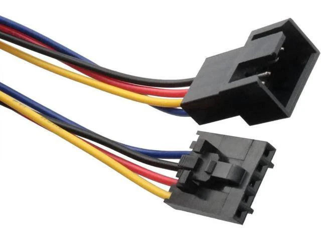 Alt view image 3 of 4 - 4PCS 6.89 Inch / 17.5cm 5Pin to 4Pin CPU Fan Adapter Extension Cable