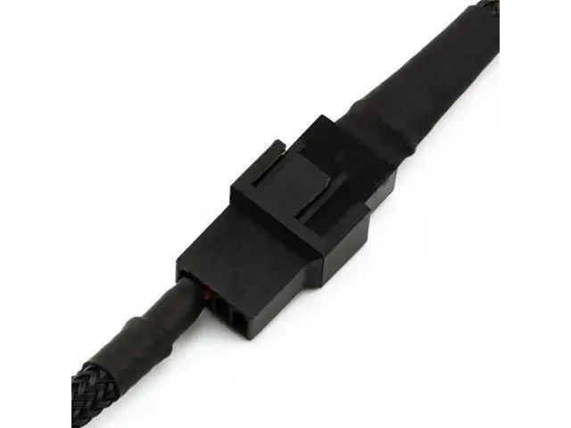Alt view image 2 of 6 - 5-Pack 15-Pin SATA to 4 Ports 3/4 Pin Fan Splitter Power Adapter Cable, 12V PC Cooling Fan Power Cord